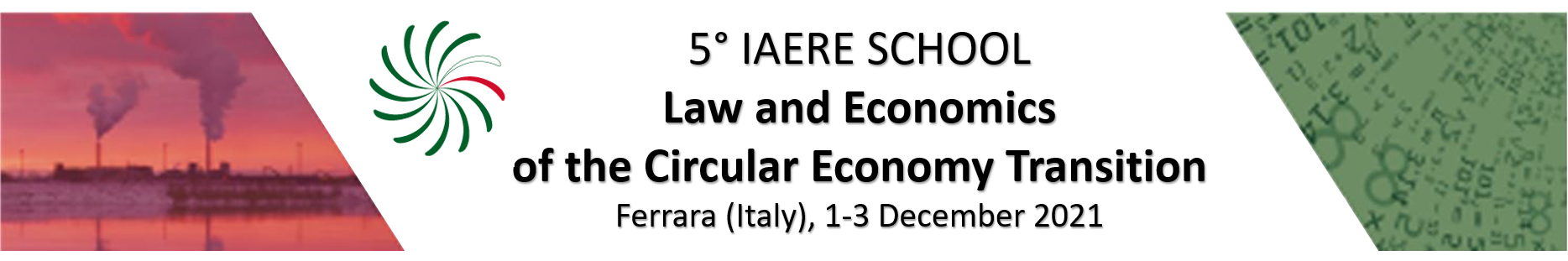 5th IAERE School on Law and Economics of the Circular Economy Transition